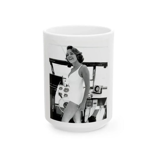 Terry Moore #578 (Vintage Female Icon) White Coffee Mug 15oz - Go Mug Yourself