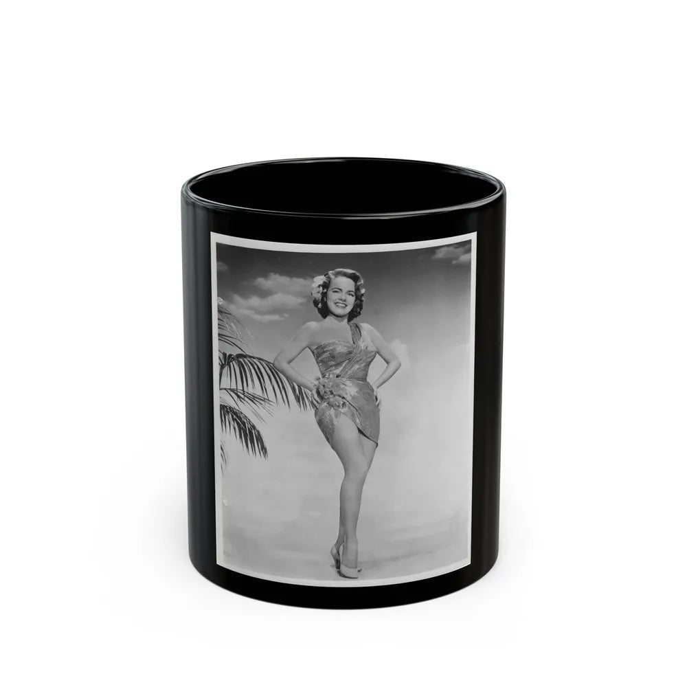 Terry Moore #58 (Vintage Female Icon) Black Coffee Mug-11oz-Go Mug Yourself
