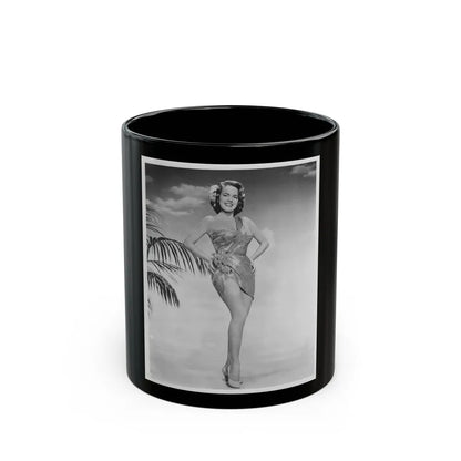 Terry Moore #58 (Vintage Female Icon) Black Coffee Mug-11oz-Go Mug Yourself