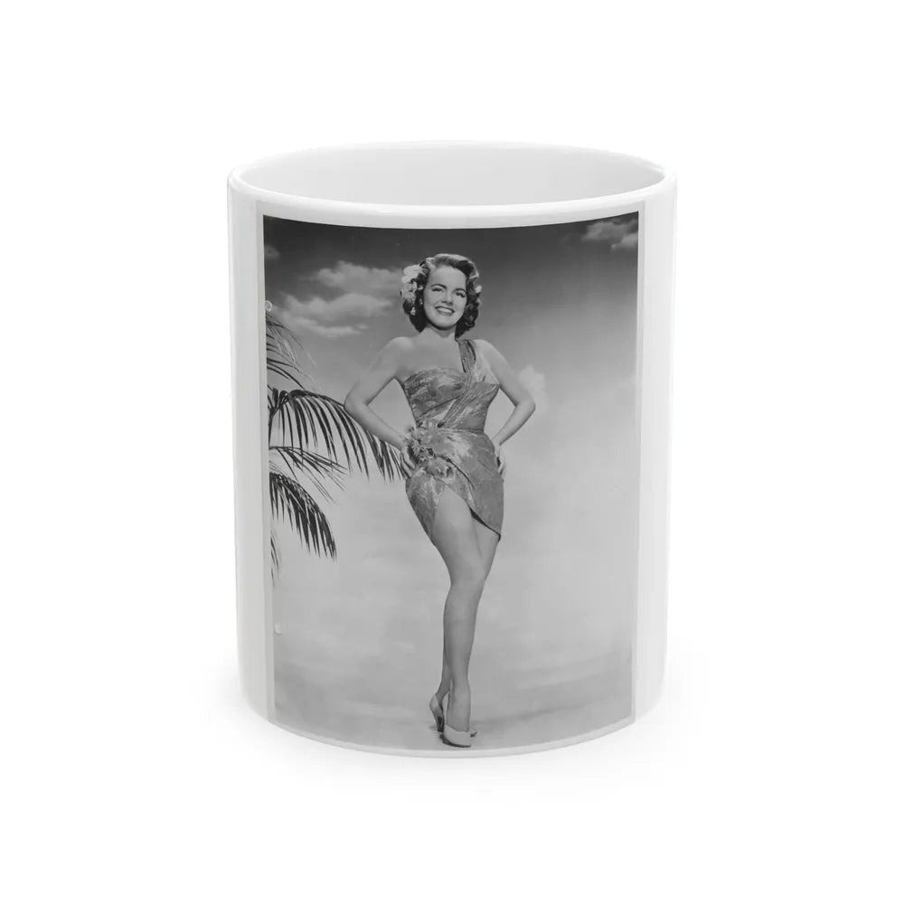 Terry Moore #58 (Vintage Female Icon) White Coffee Mug-11oz-Go Mug Yourself