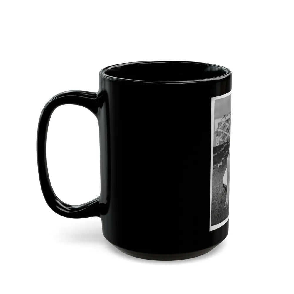 Terry Moore #582 (Vintage Female Icon) Black Coffee Mug-Go Mug Yourself