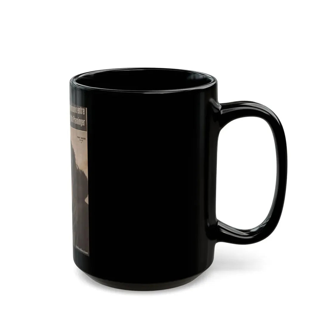 Terry Moore #583 - Mag. Cover (Vintage Female Icon) Black Coffee Mug - Go Mug Yourself