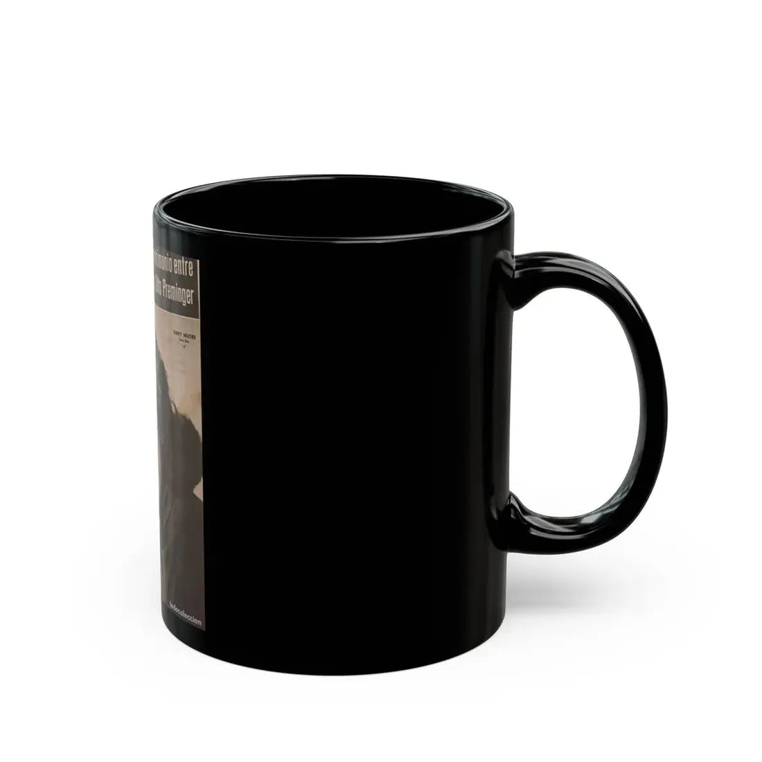 Terry Moore #583 - Mag. Cover (Vintage Female Icon) Black Coffee Mug - Go Mug Yourself