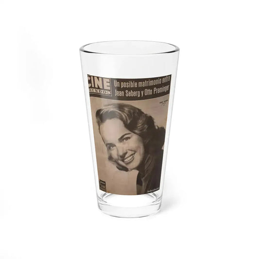 Terry Moore #583 - Mag. Cover (Vintage Female Icon) Pint Glass 16oz 16oz - Go Mug Yourself