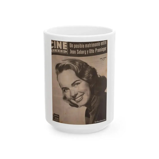 Terry Moore #583 - Mag. Cover (Vintage Female Icon) White Coffee Mug 15oz - Go Mug Yourself