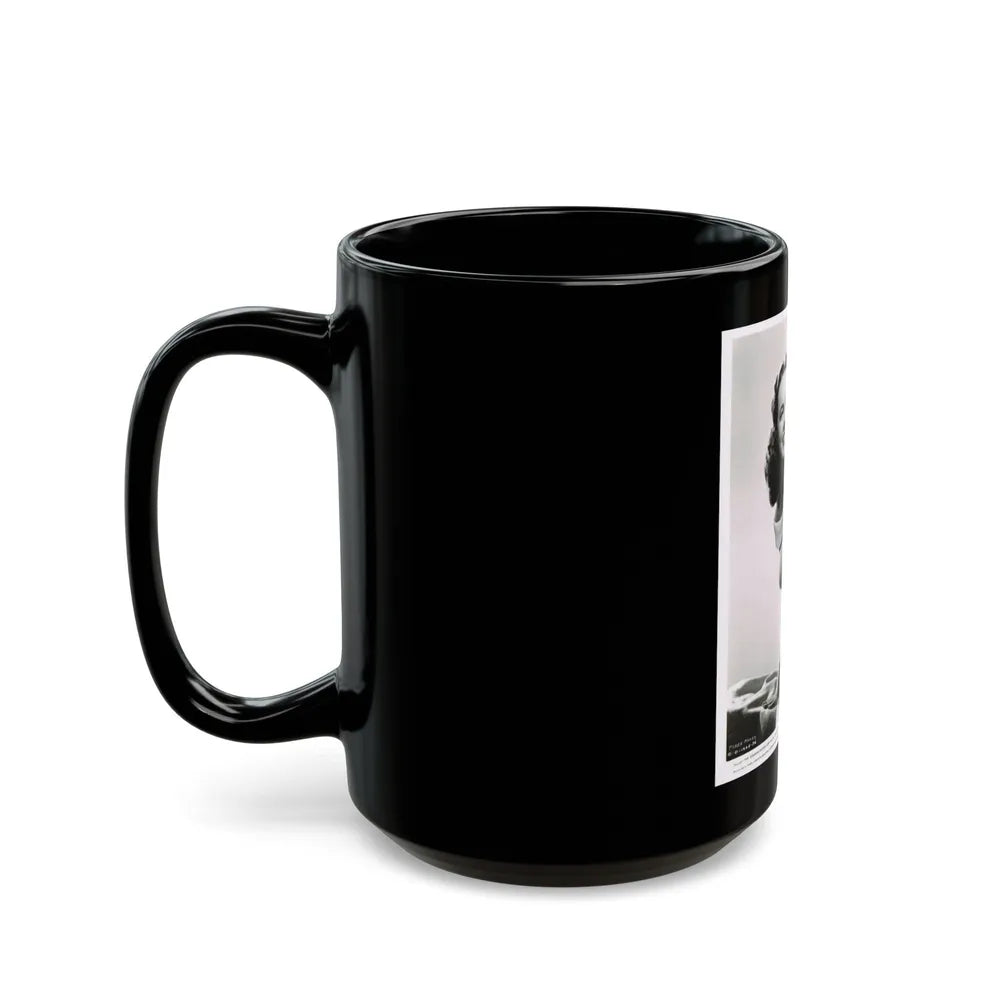 Terry Moore #584 (Vintage Female Icon) Black Coffee Mug-Go Mug Yourself