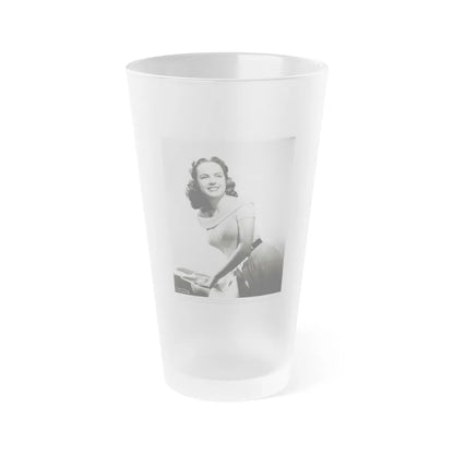 Terry Moore #584 (Vintage Female Icon) Frosted Pint Glass 16oz-16oz-Frosted-Go Mug Yourself