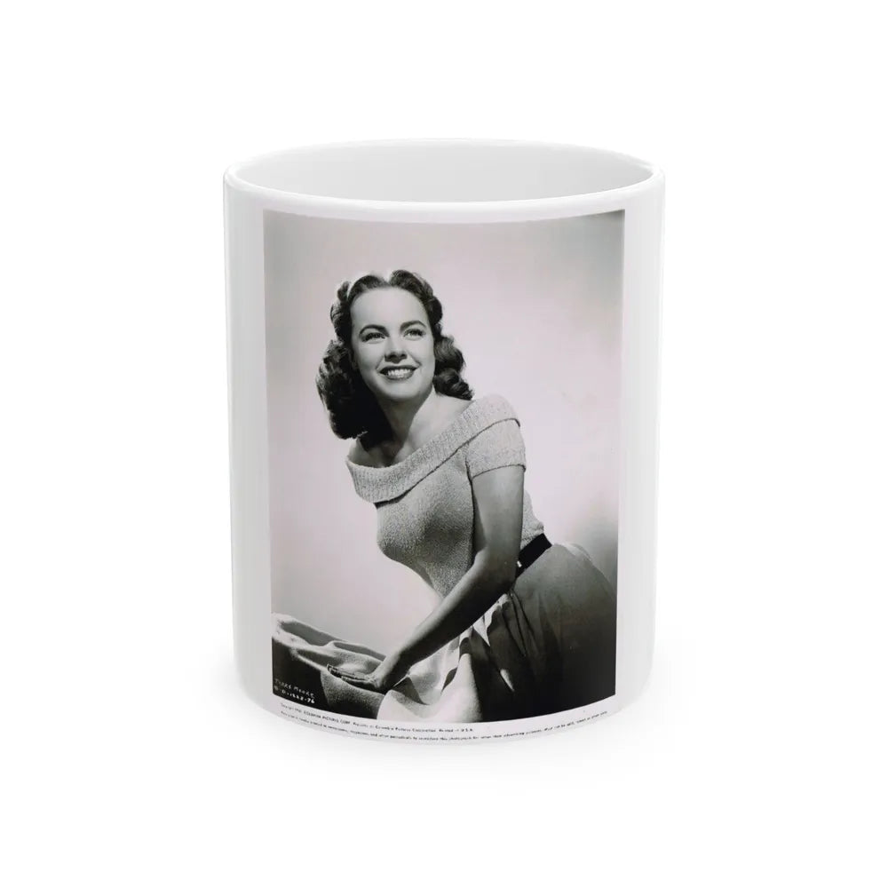 Terry Moore #584 (Vintage Female Icon) White Coffee Mug-11oz-Go Mug Yourself