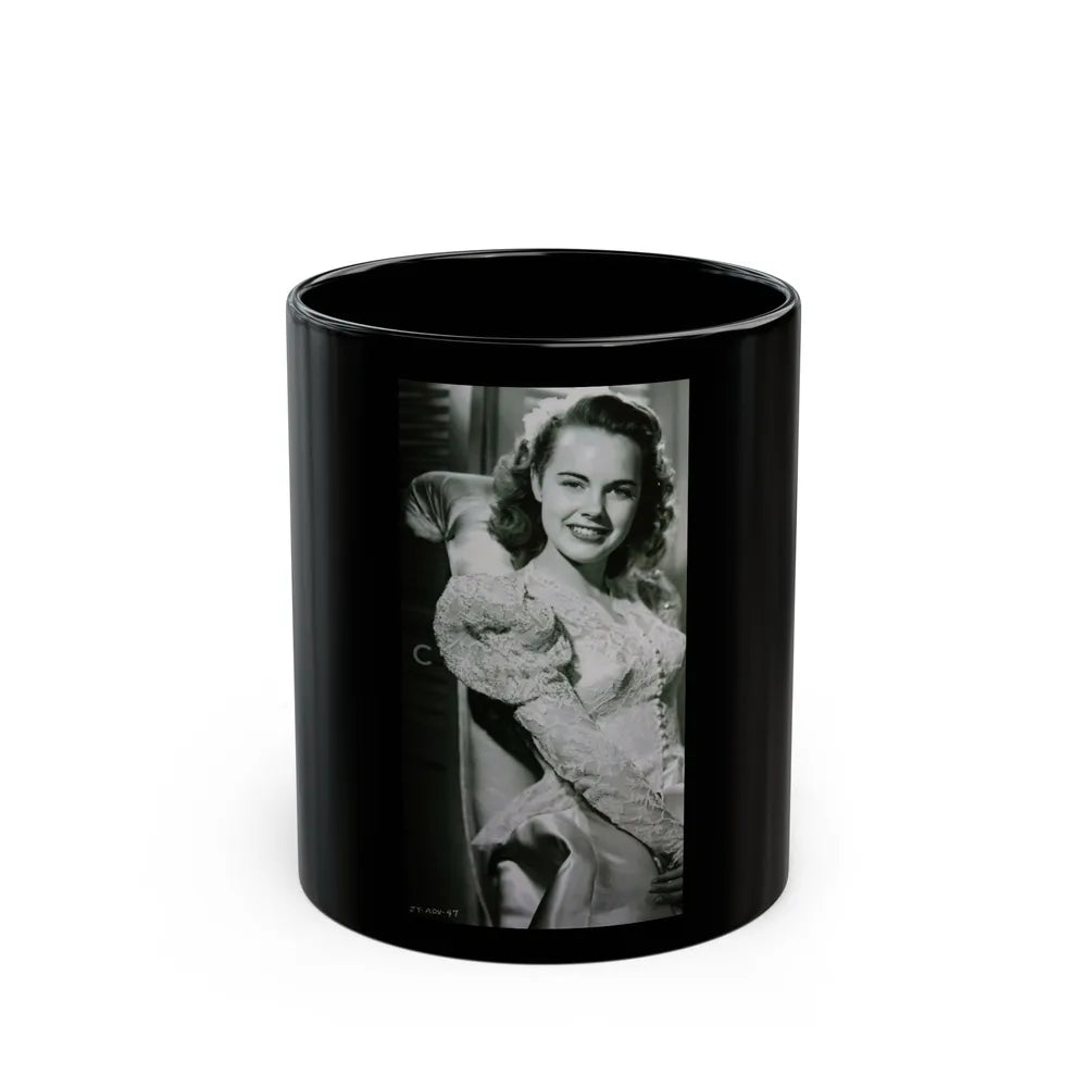 Terry Moore #585 (Vintage Female Icon) Black Coffee Mug-11oz-Go Mug Yourself