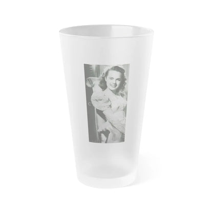 Terry Moore #585 (Vintage Female Icon) Frosted Pint Glass 16oz-16oz-Frosted-Go Mug Yourself