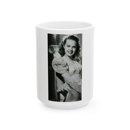Terry Moore #585 (Vintage Female Icon) White Coffee Mug 15oz - Go Mug Yourself