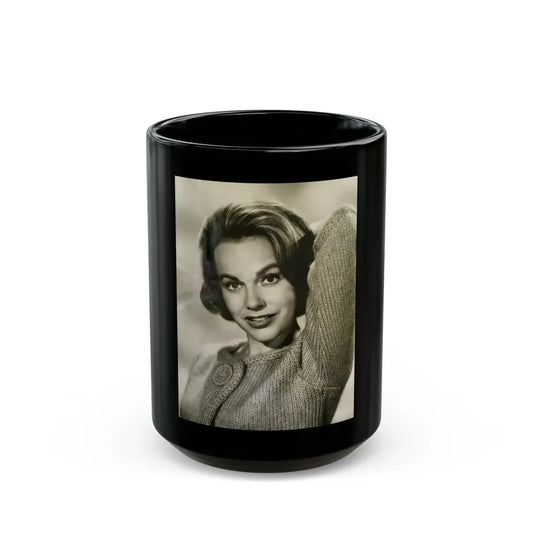 Terry Moore #587 (Vintage Female Icon) Black Coffee Mug 15oz - Go Mug Yourself