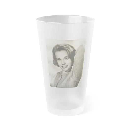 Terry Moore #587 (Vintage Female Icon) Frosted Pint Glass 16oz-16oz-Frosted-Go Mug Yourself