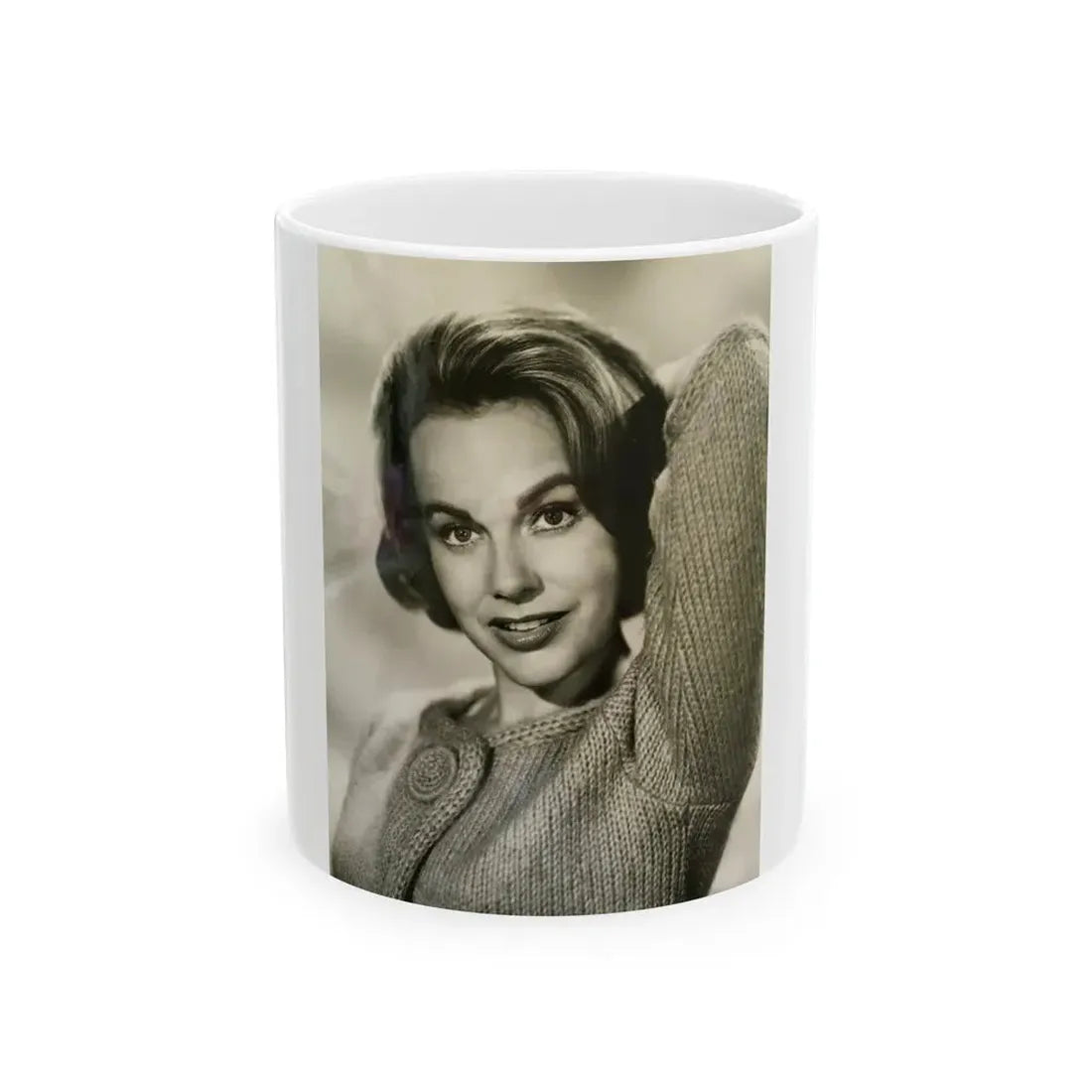 Terry Moore #587 (Vintage Female Icon) White Coffee Mug 11oz - Go Mug Yourself
