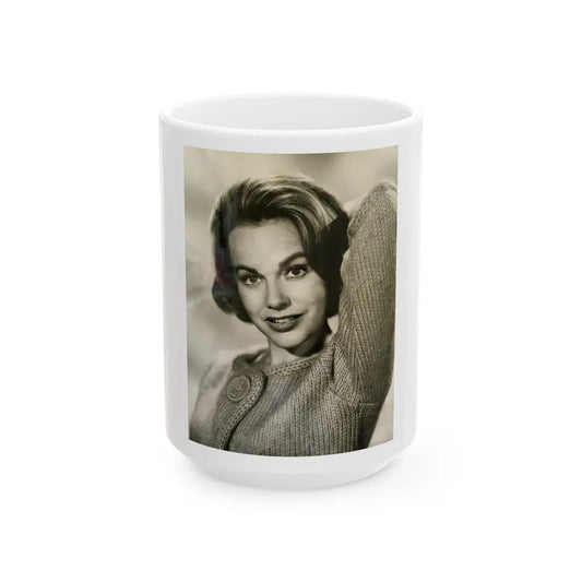 Terry Moore #587 (Vintage Female Icon) White Coffee Mug-15oz-Go Mug Yourself