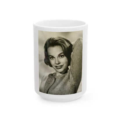 Terry Moore #587 (Vintage Female Icon) White Coffee Mug 15oz - Go Mug Yourself