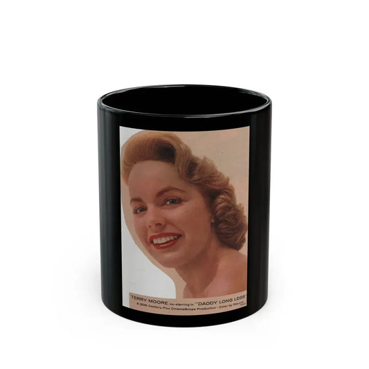 Terry Moore #591 - 5.5x8 Magazine Page Photo Clipping (Vintage Female Icon) Black Coffee Mug 11oz - Go Mug Yourself