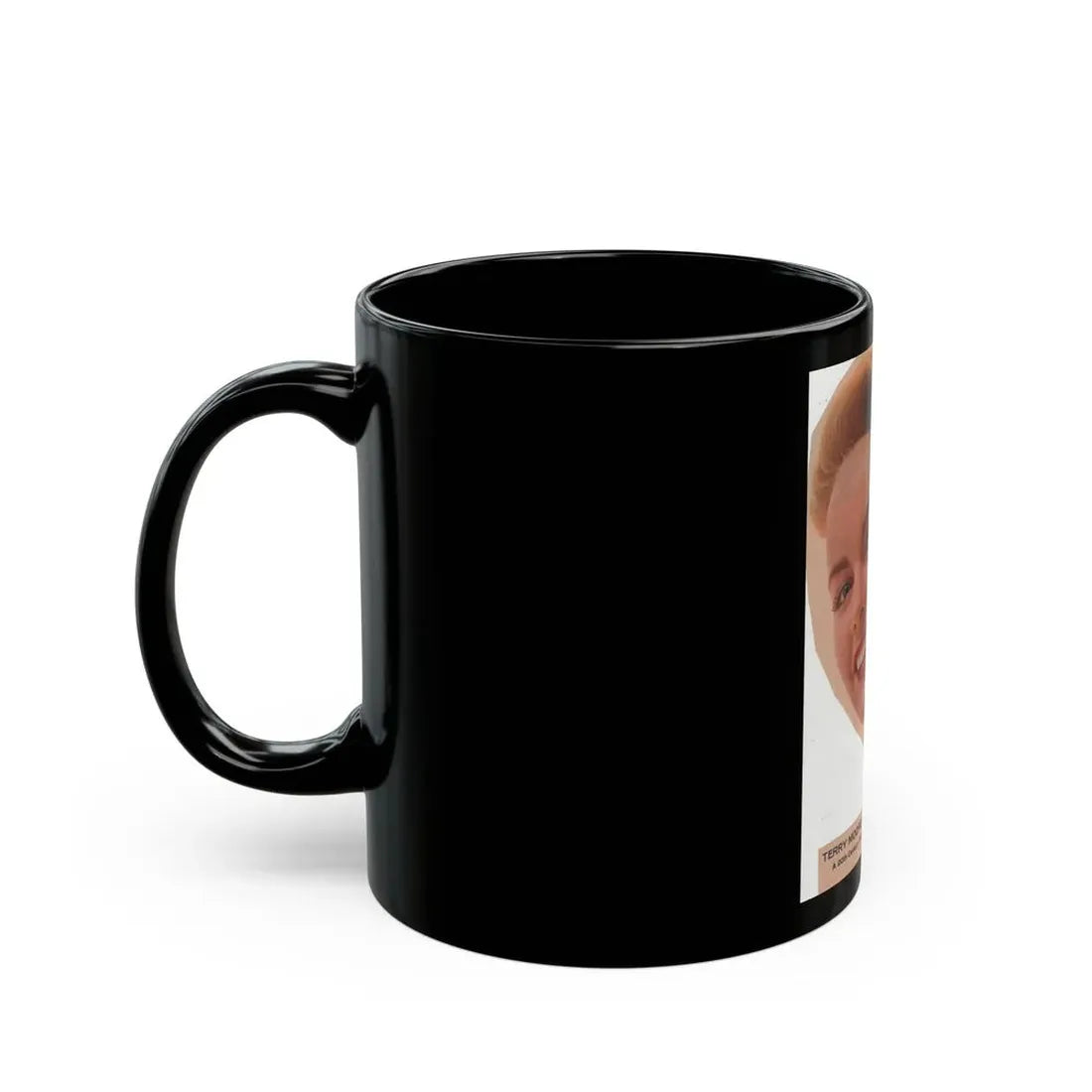 Terry Moore #591 - 5.5x8 Magazine Page Photo Clipping (Vintage Female Icon) Black Coffee Mug - Go Mug Yourself