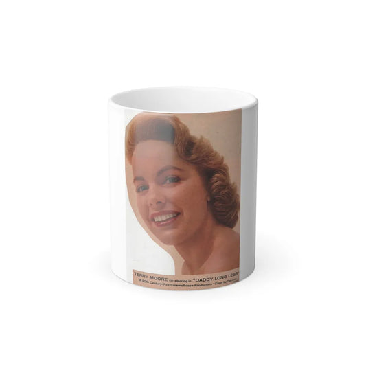 Terry Moore #591 - 5.5x8 Magazine Page Photo Clipping (Vintage Female Icons) Color Changing Mug 11oz-11oz-Go Mug Yourself