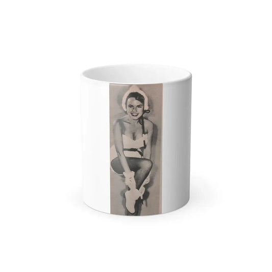 Terry Moore #595 - 2x4.5 Magazine Page Photo Clipping (Vintage Female Icon) Color Changing Mug 11oz 11oz - Go Mug Yourself