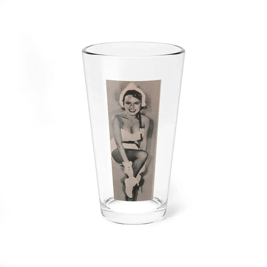 Terry Moore #595 - 2x4.5 Magazine Page Photo Clipping (Vintage Female Icon) Pint Glass 16oz 16oz - Go Mug Yourself