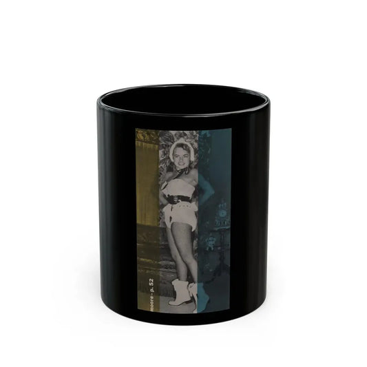 Terry Moore #596 - 3x5.5 Magazine Page Photo Clipping (Vintage Female Icon) Black Coffee Mug 11oz - Go Mug Yourself