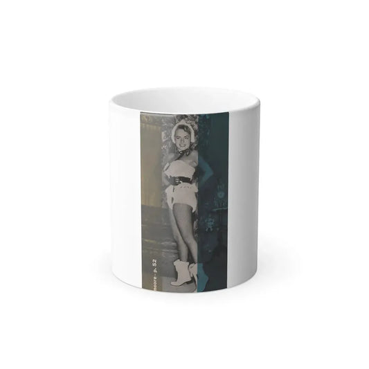 Terry Moore #596 - 3x5.5 Magazine Page Photo Clipping (Vintage Female Icon) Color Changing Mug 11oz 11oz - Go Mug Yourself