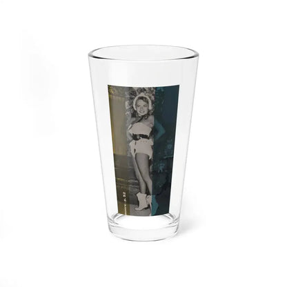 Terry Moore #596 - 3x5.5 Magazine Page Photo Clipping (Vintage Female Icon) Pint Glass 16oz 16oz - Go Mug Yourself