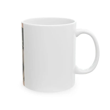 Terry Moore #597 - Picture Digest Mag. Dec. '56 - 1 B&W Photo (Vintage Female Icon) White Coffee Mug - Go Mug Yourself