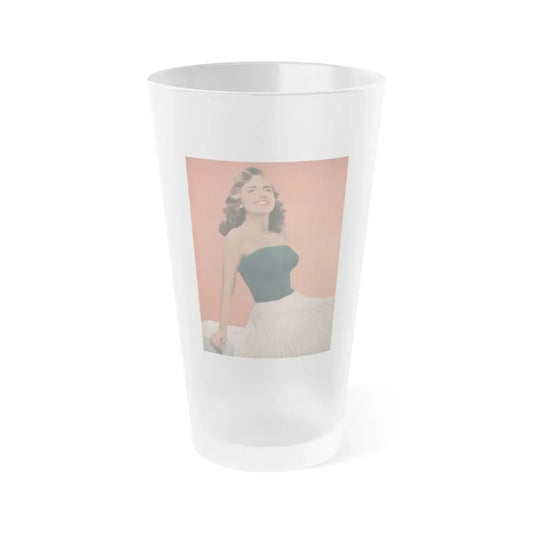 Terry Moore #598 - 8x10.75 Magazine Page Photo (Vintage Female Icon) Frosted Pint Glass 16oz 16oz Frosted - Go Mug Yourself