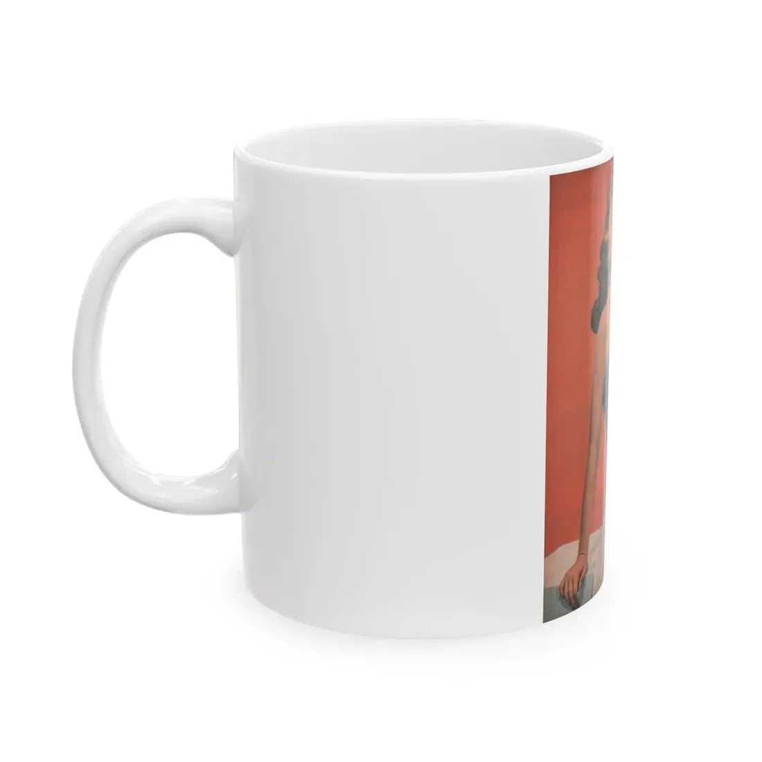 Terry Moore #598 - 8x10.75 Magazine Page Photo (Vintage Female Icon) White Coffee Mug - Go Mug Yourself