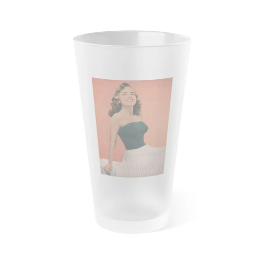 Terry Moore #598 - 8x10.75 Magazine Page Photo (Vintage Female Icon) Frosted Pint Glass 16oz-16oz-Frosted-Go Mug Yourself