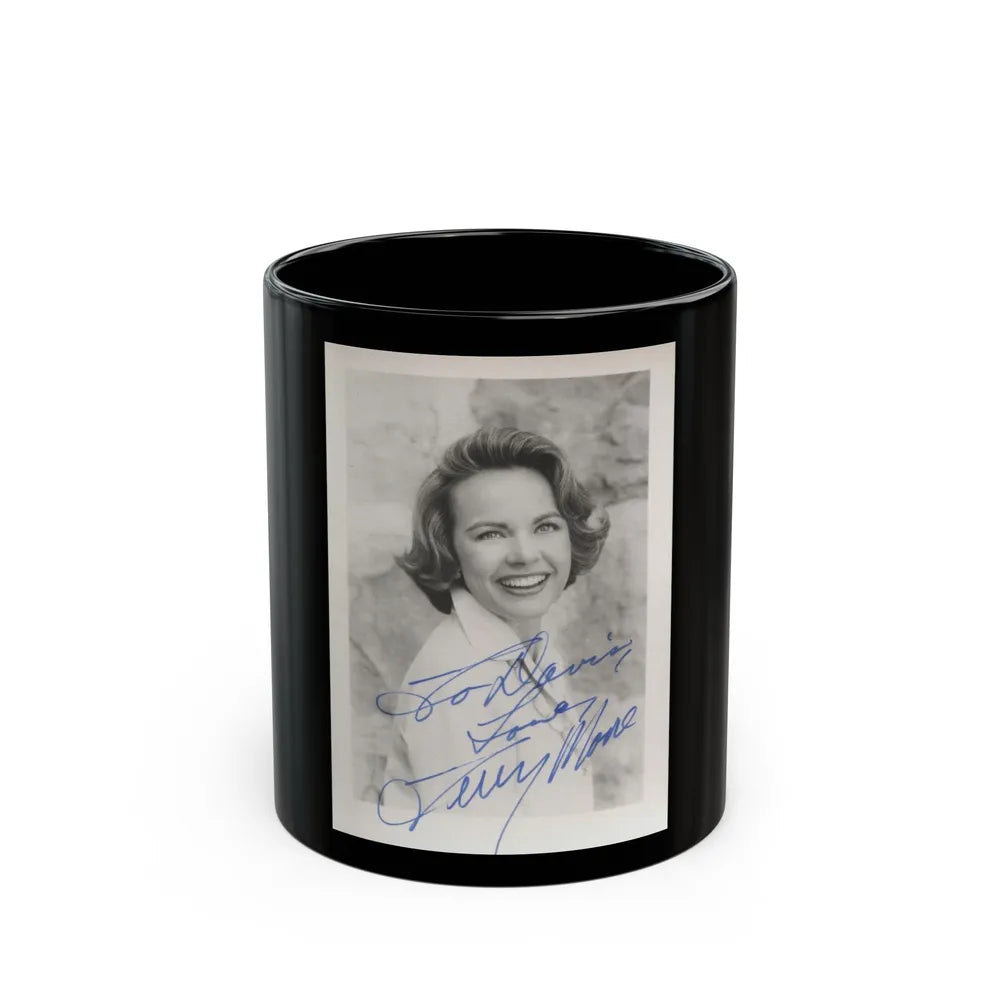 Terry Moore #599 (Vintage Female Icon) Black Coffee Mug-11oz-Go Mug Yourself