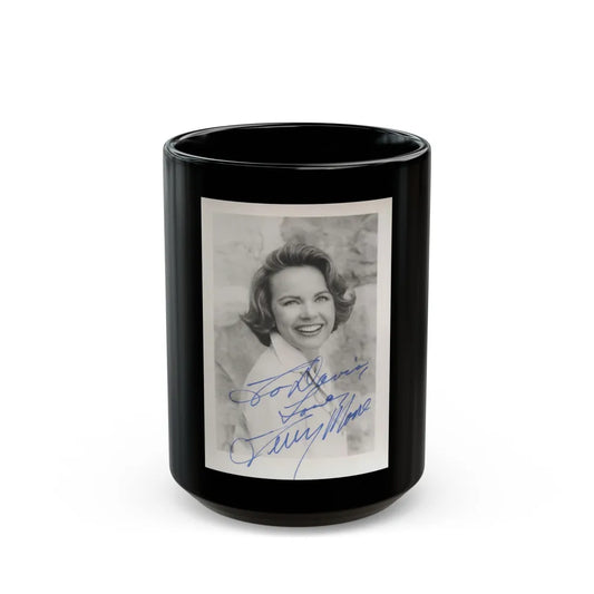 Terry Moore #599 (Vintage Female Icon) Black Coffee Mug-15oz-Go Mug Yourself
