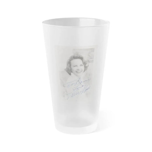 Terry Moore #599 (Vintage Female Icon) Frosted Pint Glass 16oz 16oz Frosted - Go Mug Yourself