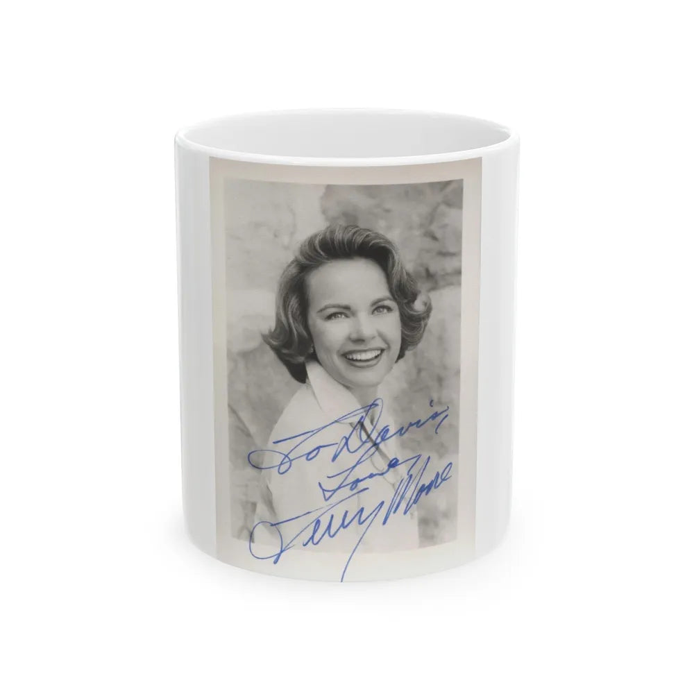 Terry Moore #599 (Vintage Female Icon) White Coffee Mug-11oz-Go Mug Yourself