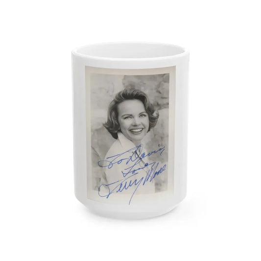 Terry Moore #599 (Vintage Female Icon) White Coffee Mug 15oz - Go Mug Yourself