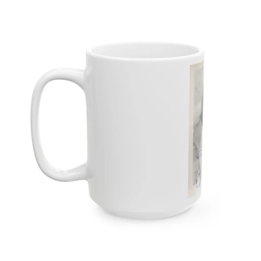 Terry Moore #599 (Vintage Female Icon) White Coffee Mug-Go Mug Yourself