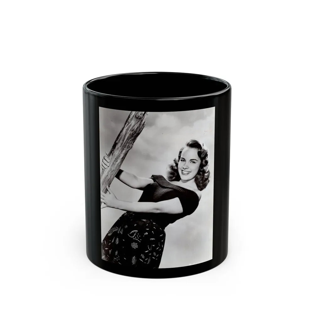 Terry Moore #607 (Vintage Female Icon) Black Coffee Mug-11oz-Go Mug Yourself