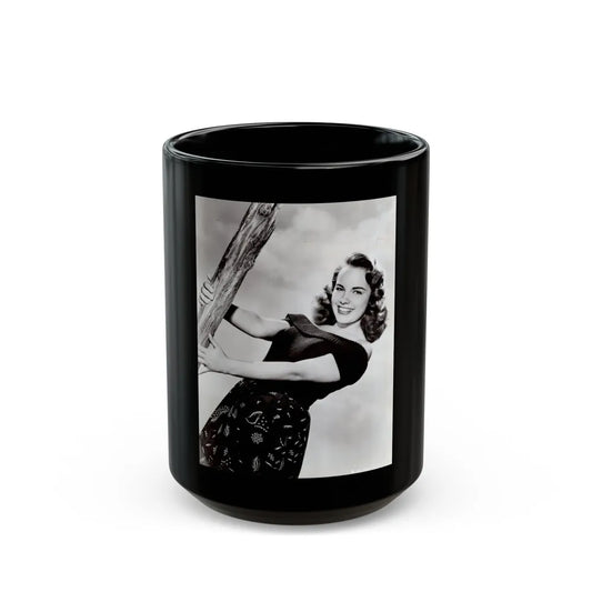 Terry Moore #607 (Vintage Female Icon) Black Coffee Mug-15oz-Go Mug Yourself