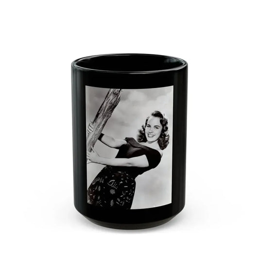 Terry Moore #607 (Vintage Female Icon) Black Coffee Mug 15oz - Go Mug Yourself