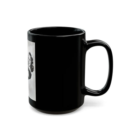 Terry Moore #607 (Vintage Female Icon) Black Coffee Mug-Go Mug Yourself