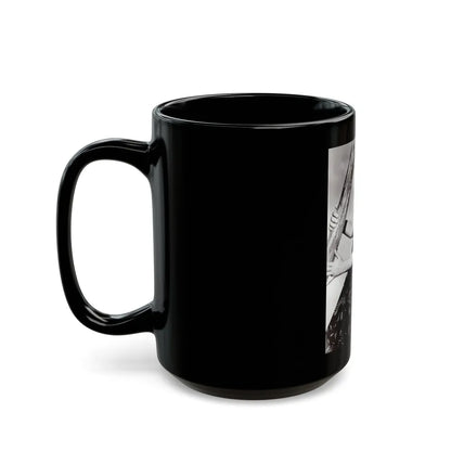 Terry Moore #607 (Vintage Female Icon) Black Coffee Mug-Go Mug Yourself