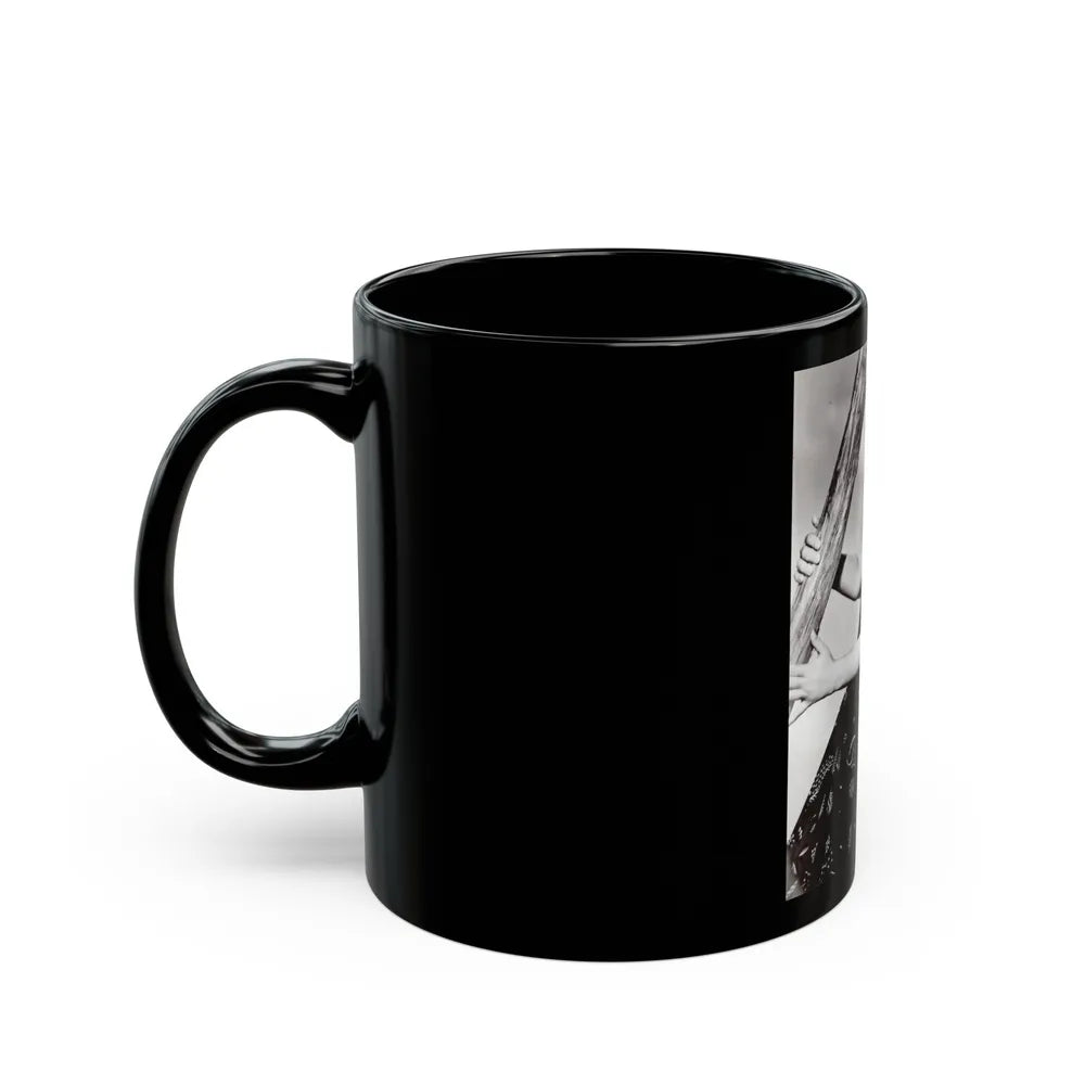 Terry Moore #607 (Vintage Female Icon) Black Coffee Mug-Go Mug Yourself