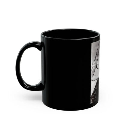 Terry Moore #607 (Vintage Female Icon) Black Coffee Mug-Go Mug Yourself