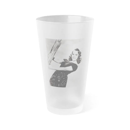 Terry Moore #607 (Vintage Female Icon) Frosted Pint Glass 16oz-16oz-Frosted-Go Mug Yourself