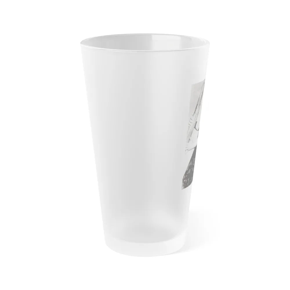 Terry Moore #607 (Vintage Female Icon) Frosted Pint Glass 16oz-Go Mug Yourself