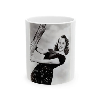 Terry Moore #607 (Vintage Female Icon) White Coffee Mug-11oz-Go Mug Yourself