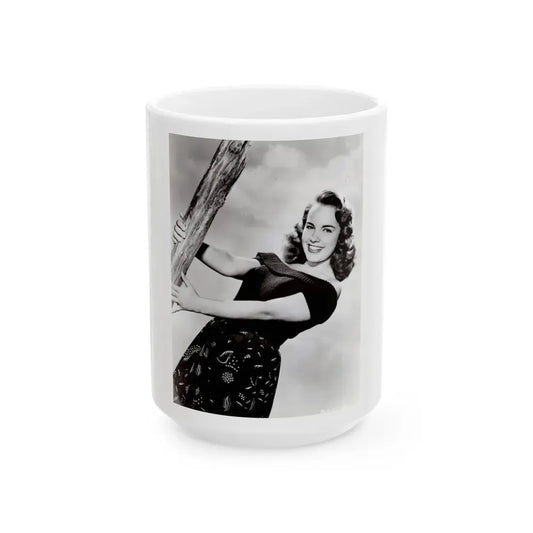Terry Moore #607 (Vintage Female Icon) White Coffee Mug 15oz - Go Mug Yourself