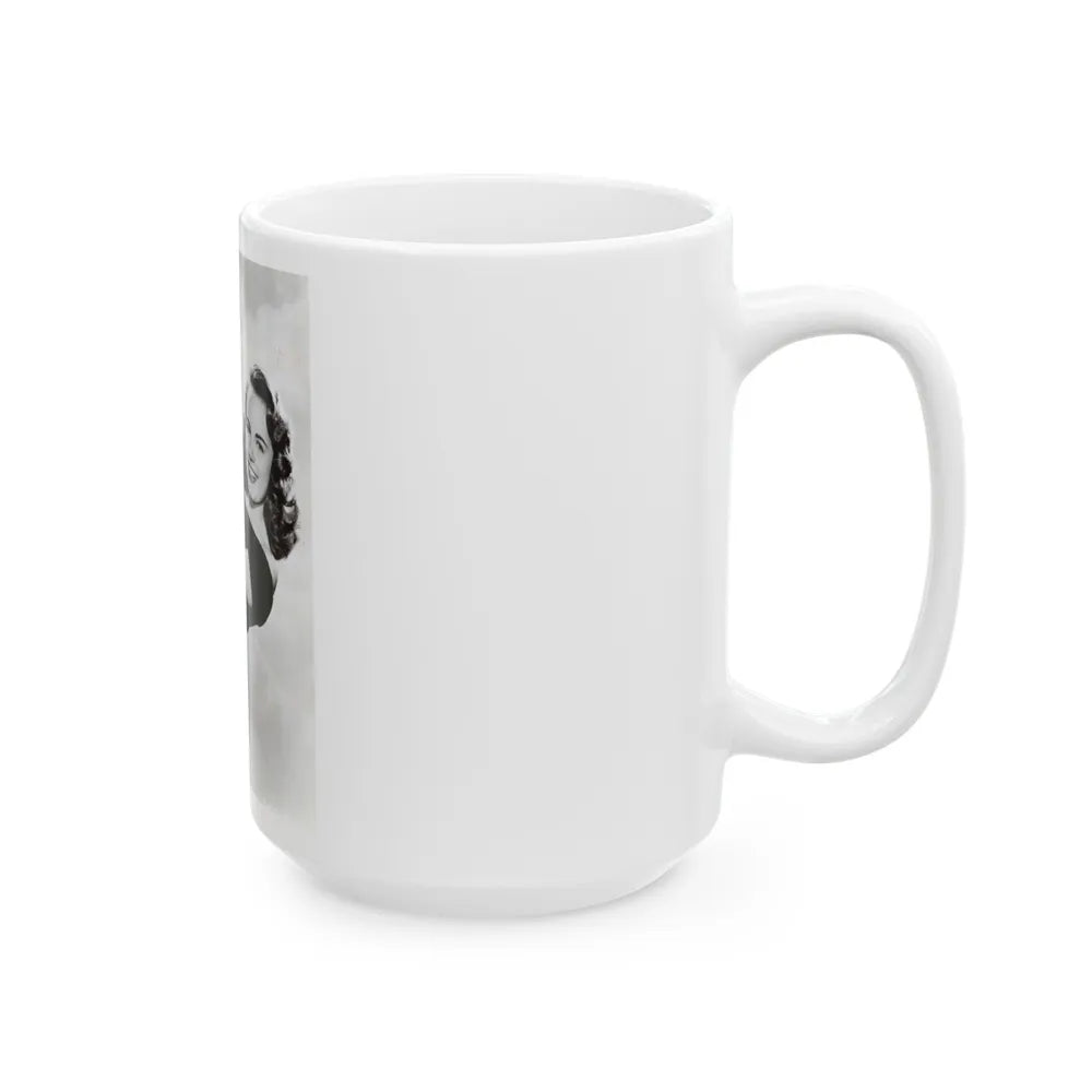 Terry Moore #607 (Vintage Female Icon) White Coffee Mug-Go Mug Yourself